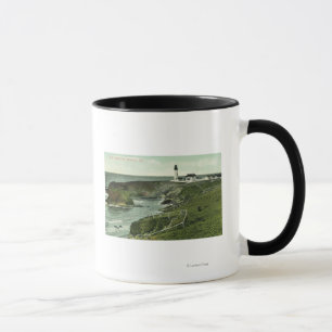 Taza Vista de un faro de los E.E.U.U.