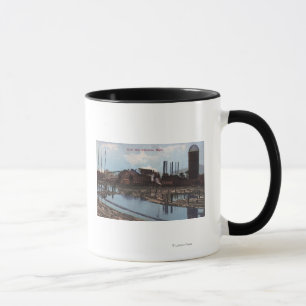 Taza Vista de un molino de esclavos