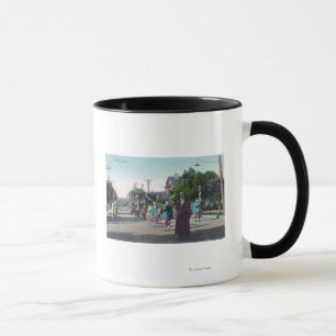 Taza Vista de un ParadeHollister floral, CA