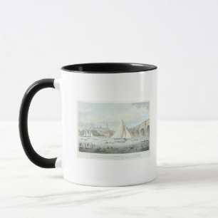 Taza Vista de Westminster y del puente, con a