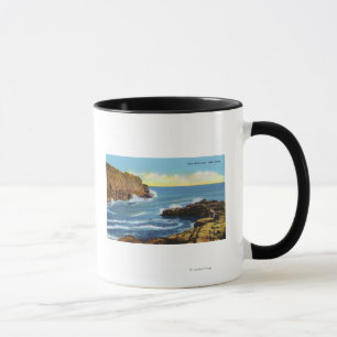 Taza Vista del acantilado de la cabeza calva en la