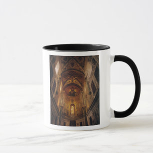 Taza Vista del apse con el Cristo Pantocrator