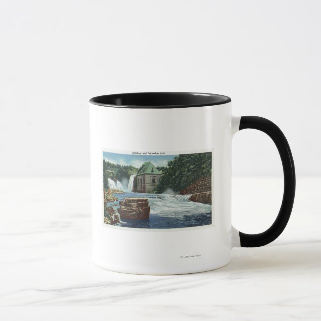 Taza Vista del arco iris y las cataratas herradura (Derecha)