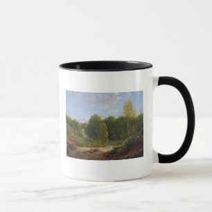Taza Vista del bosque de Fontainebleau, 1829