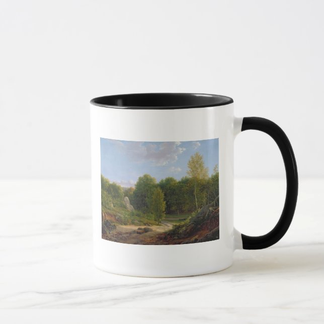 Taza Vista del bosque de Fontainebleau, 1829 (Derecha)