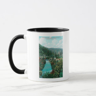 Taza Vista del cañón del río Sacramento en SP