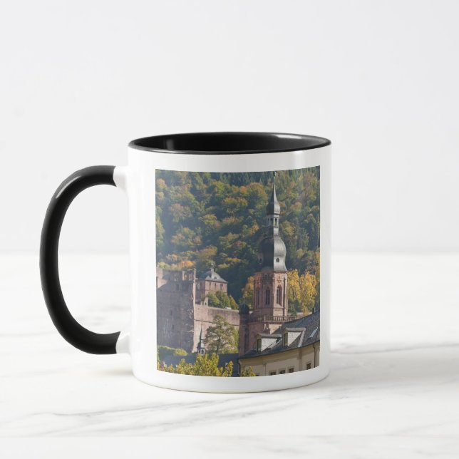 Taza Vista del casco antiguo de Heidelberg (Izquierda)