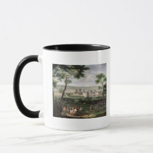 Taza Vista del castillo francés de Vincennes, c.1665
