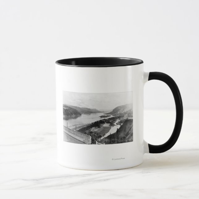 Taza Vista del desfiladero de Columbia desde la fotogra (Derecha)