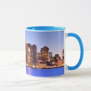 Taza Vista del distrito financiero de Boston céntrica