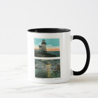 Taza Vista del faro de Brant Point