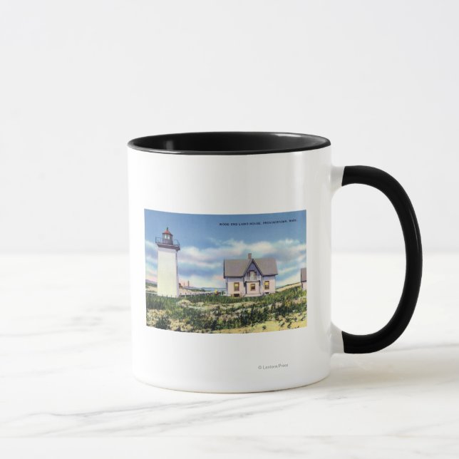 Taza Vista del faro de Wood End (Derecha)