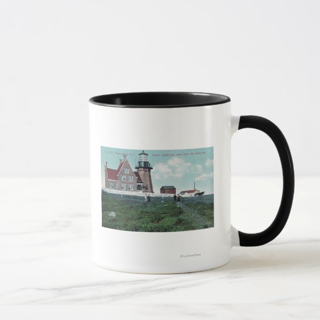 Taza Vista del faro sur desde el patio (Derecha)
