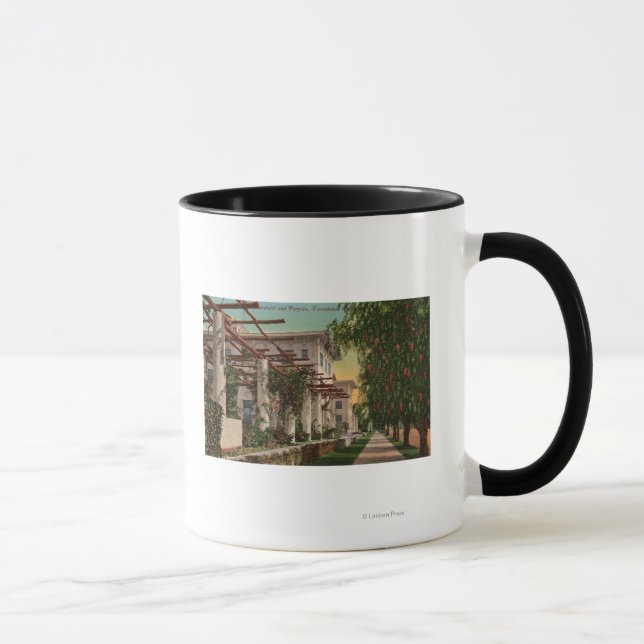 Taza Vista del Hotel Maryland & Pergola (Derecha)