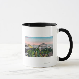 Taza Vista del jardín de té japonés