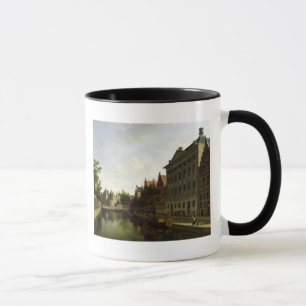 Taza Vista del Kloveniersburgwal en Amsterdam