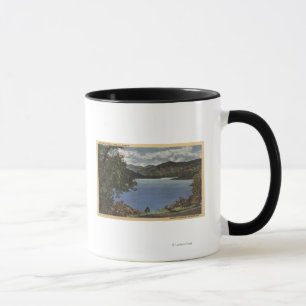 Taza Vista del lago hermoso Shasta