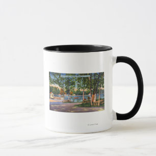 Taza Vista del lago Saratoga