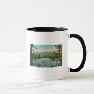 Taza Vista del Monte Katahdin, el pico más alto de Main