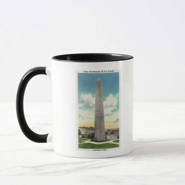 Taza Vista del Monumento a Bunker Hill # 2 (Izquierda)