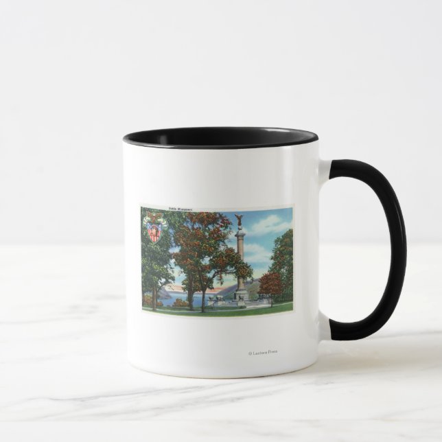 Taza Vista del Monumento a la Batalla (Derecha)