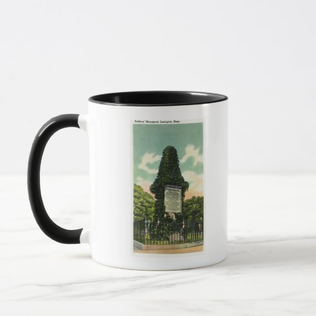 Taza Vista del monumento a los soldados (Izquierda)