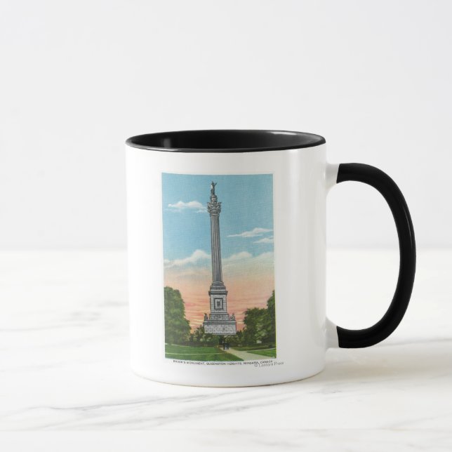 Taza Vista del monumento de Brock (Derecha)