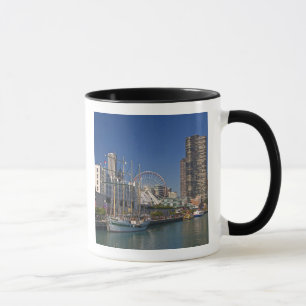 Taza Vista del muelle naval 2 de Chicago