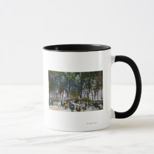 Taza Vista del parque creciente