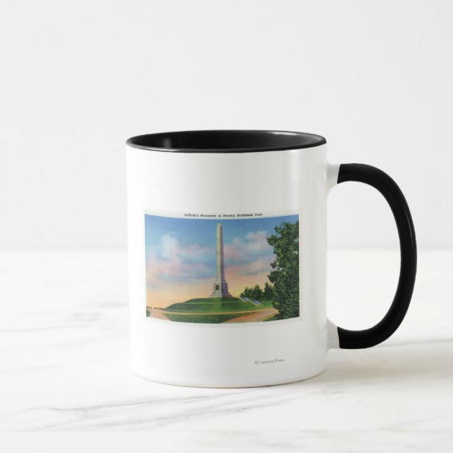 Taza Vista del parque de Newton Battlefield (Derecha)