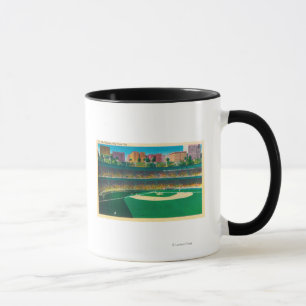 Taza Vista del polo GroundsNew York, NY