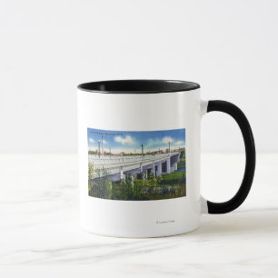 Taza Vista del puente Queen City