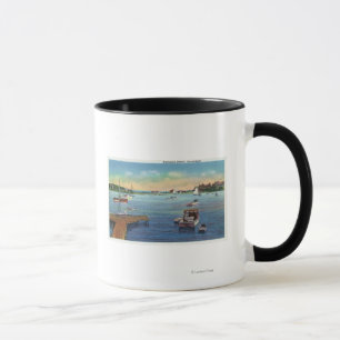 Taza Vista del puerto de Harwichport Wychmere
