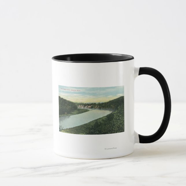 Taza Vista del río Genesee (Derecha)
