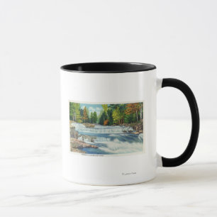 Taza Vista del río Wild Cat y las cataratas Jackson