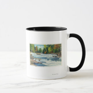 Taza Vista del río Wild Cat y las cataratas Jackson