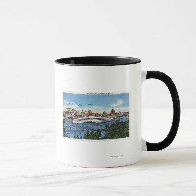 Taza Vista del Steamer Hendrick Hudson (Derecha)