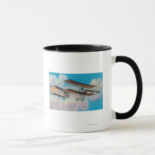 Taza Vista del Voisin BiplaneFrance