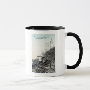 Taza Vista del vuelo que hace juego, ForkElk del sur,