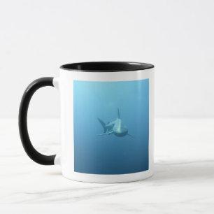 Taza Vista delantera de un tiburón de tigre