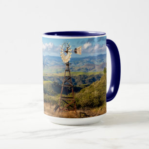 Taza Vista desde la cima de las montañas