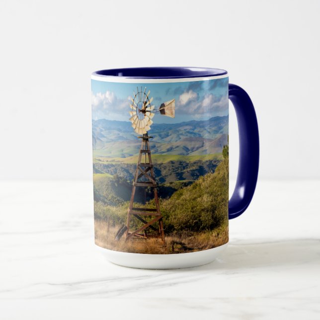 Taza Vista desde la cima de las montañas (Anverso derecho)