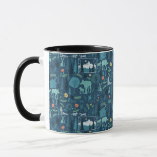 Taza Vista desde las ventanas de Alaska: Green Mug