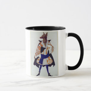 Taza Vista el diseño para el lobo, de la bella