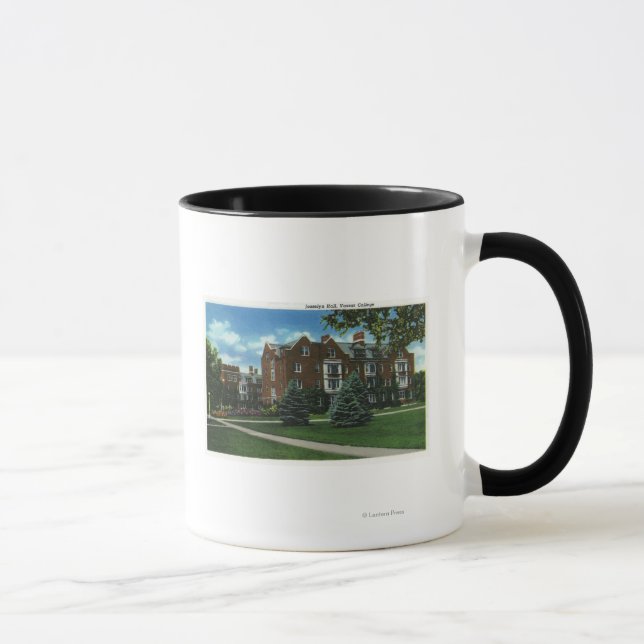 Taza Vista exterior de Josselyn Hall, Vassar College (Derecha)