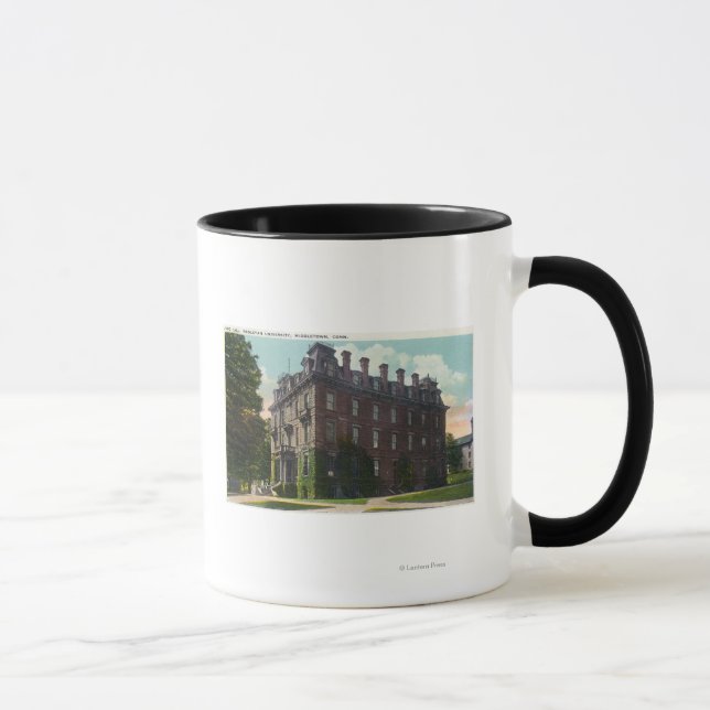 Taza Vista exterior de Judd Hall, Universidad Wesleyan (Derecha)
