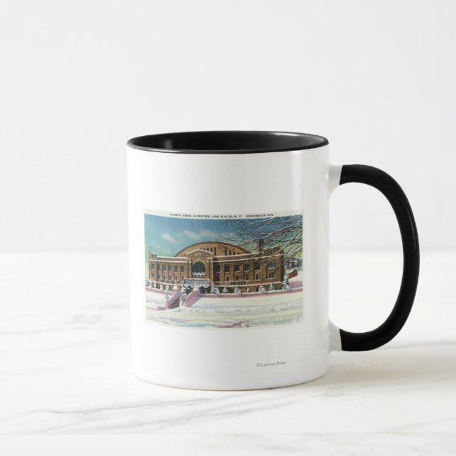 Taza Vista exterior de la Arena Olímpica en Invierno (Derecha)