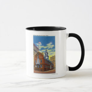 Taza Vista exterior de la casa vieja del estado
