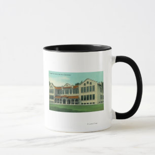Taza Vista exterior de la escuela de Longfellow