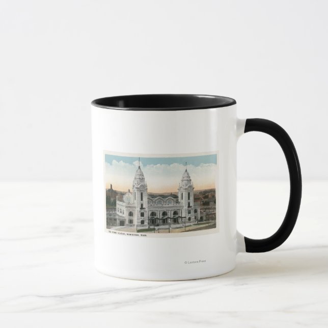 Taza Vista exterior de la estación de Union (Derecha)